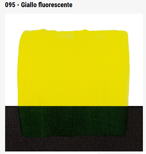 Maimeri Acrilico akryyliv&auml;ri 75ml 095 - Yellow fluorescent