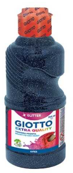 Glittermaali sininen 250ml