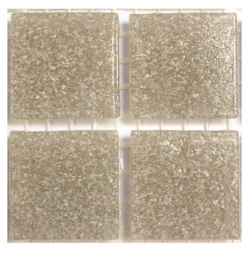 Lasimosaiikki 20x20mm, 45 palaa, A07 Just Grey