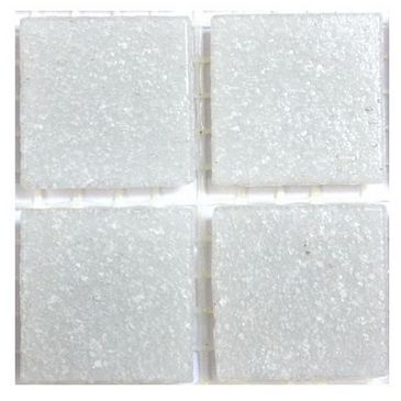 Lasimosaiikki 20x20mm, 45 palaa, A105 Powder Grey