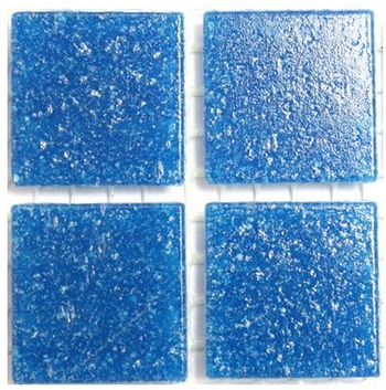 Lasimosaiikki 20x20mm, 45 palaa, A16 Dark Turquoise