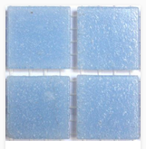 Lasimosaiikki 20x20mm, 45 palaa, A17 Periwinkle