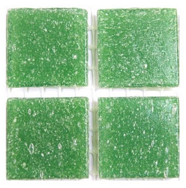 Lasimosaiikki 20x20mm, 45 palaa, A23 Leaf Green