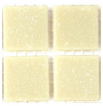 Lasimosaiikki 20x20mm, 45 palaa, A30 Cream