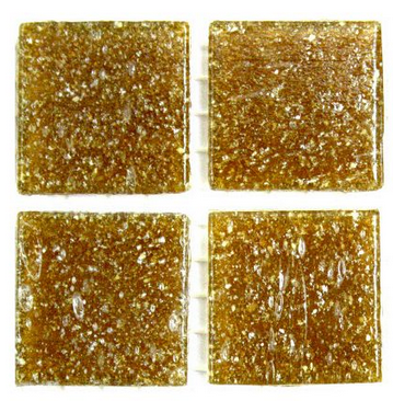 Lasimosaiikki 20x20mm, 45 palaa, A34 Mid Brown