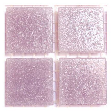 Lasimosaiikki 20x20mm, 45 palaa, A41 Iced Lilac