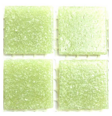 Lasimosaiikki 20x20mm, 45 palaa, A60 Apple Green