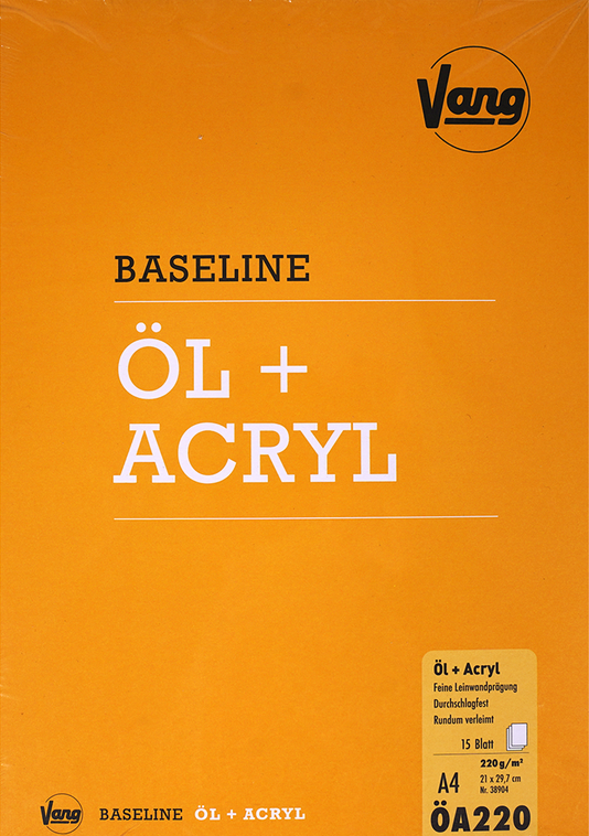 Vang Akryyli- ja &Ouml;ljyv&auml;ripaperi 220 g/m&sup2;, A4