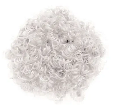 Enkelin hiukset valkoinen