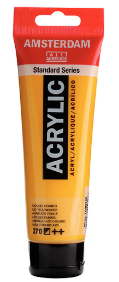 Amsterdam akryyliv&auml;ri 120ml Azo Yellow Deep 270