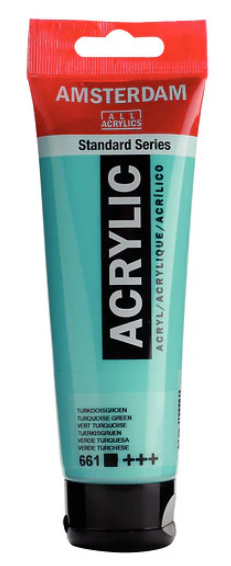 Amsterdam akryyliv&auml;ri 120ml Turquoise Green 661