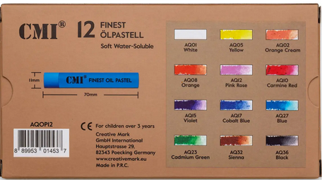 12kpl lajitelma &ouml;ljypastelleja