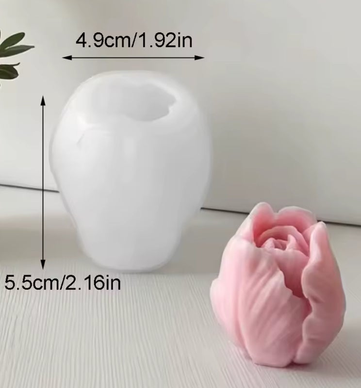 Kynttil&auml;muotti tulppaani