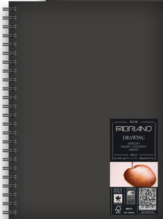 Fabriano piirustuskirja 14,8x21cm, 60arkkia, 160g.