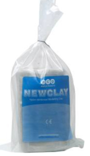 Ilmakuivuva savi 4,5kg, valkoinen (off-white).